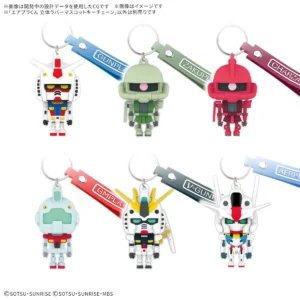 Gundam 3D Rubber Mascot Keychain - Image 2