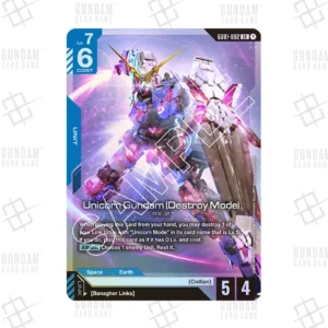 GD01-002 Unicorn Gundam Destroy Mode (LR) [JP]