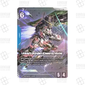 GD01-002 Unicorn Gundam Destroy Mode (LR+) [JP]